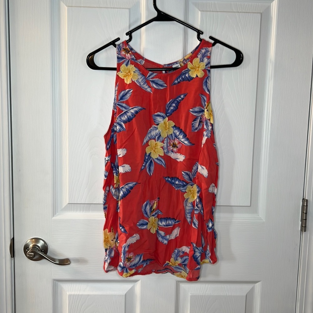 Old Navy Women’s Tropical Floral Tank Top Large